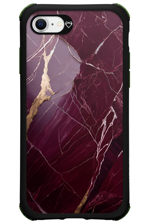 Burgundy Marble - Apple iPhone 8