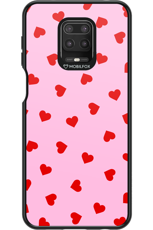 Sprinkle Heart Pink - Xiaomi Redmi Note 9 Pro
