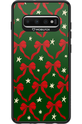 Bow & Stars (Green) - Samsung Galaxy S10+
