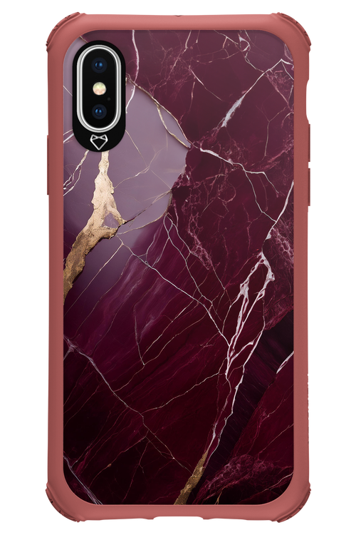 Burgundy Marble 2.0 - Apple iPhone XS