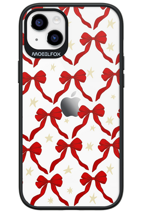 Bow & Stars (Transparent) - Apple iPhone 14 Plus