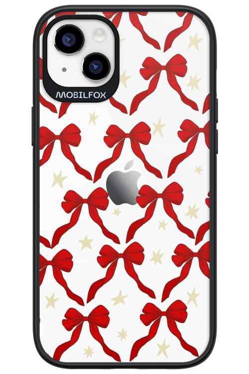 Bow & Stars (Transparent) - Apple iPhone 14 Plus