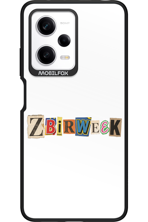 Zbirweek (white) 2.0 - Xiaomi Redmi Note 12 Pro 5G