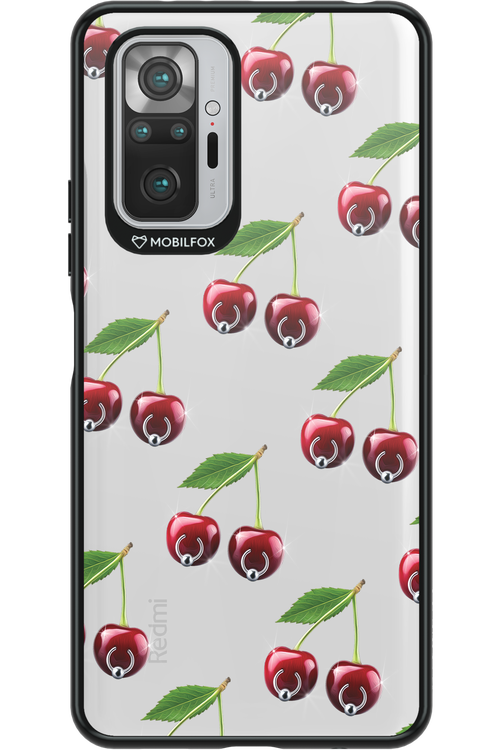 Spicy Cherries Transparent - Xiaomi Redmi Note 10S