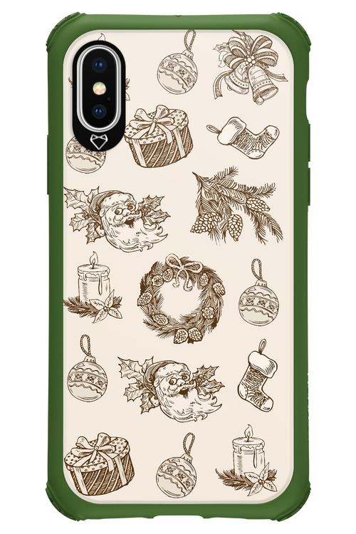 Christmas Paper - Apple iPhone XS