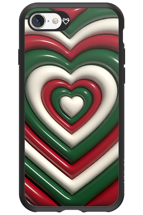 XMAS Hearts - Apple iPhone SE 2022