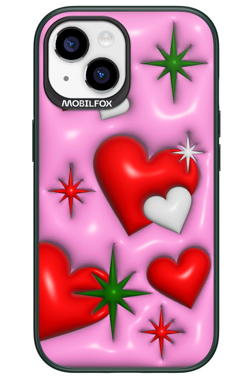 Holiday Hearts - Apple iPhone 15