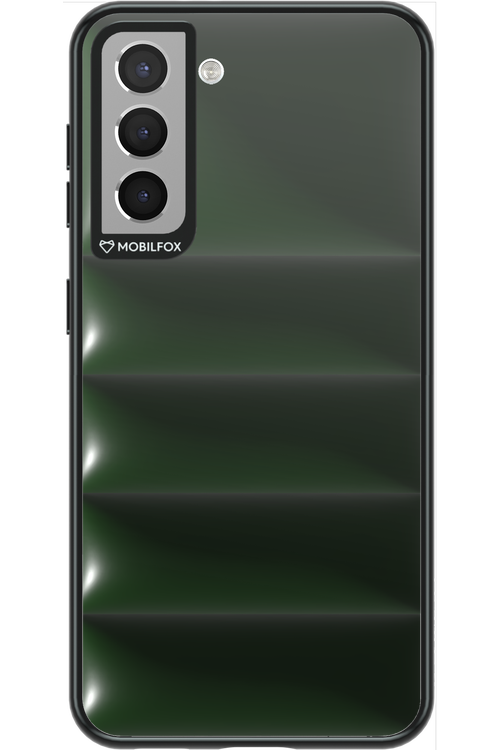 Earth Green Puffer Case - Samsung Galaxy S21