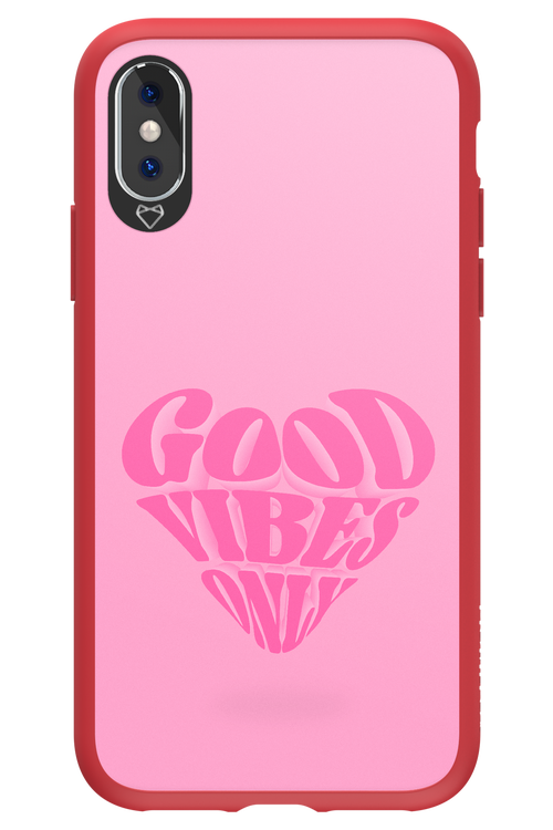 Good Vibes Heart - Apple iPhone XS