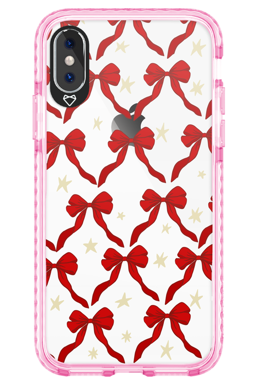 Bow & Stars (Transparent) - Apple iPhone XS
