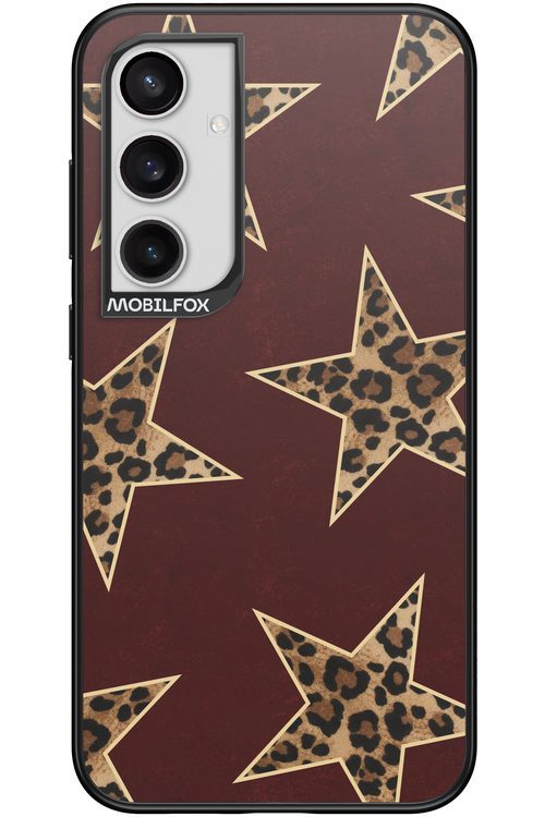 Wild Stars Burgundy - Samsung Galaxy S24+