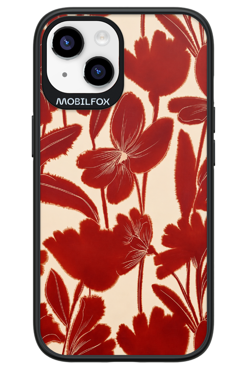 Burgundy Flowers 2.0 - Apple iPhone 14