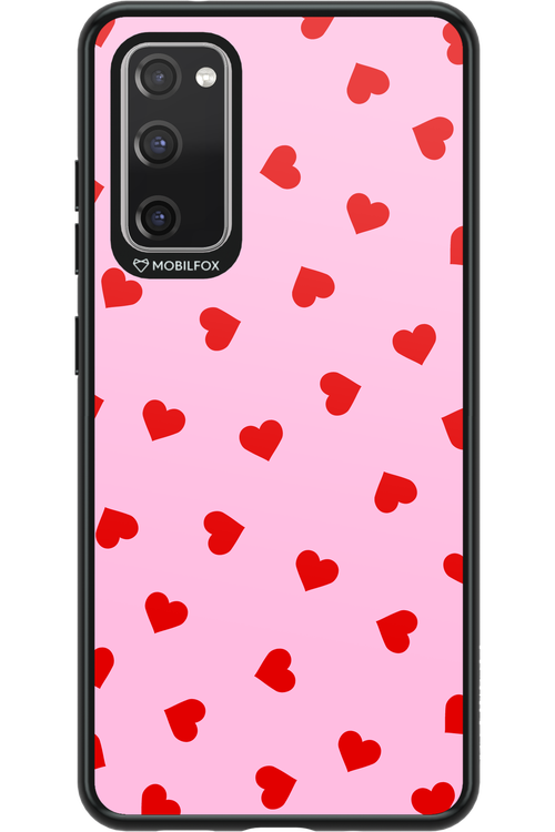 Sprinkle Heart Pink - Samsung Galaxy S20 FE